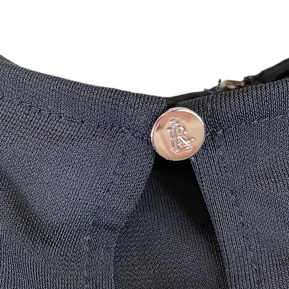 LAUREN RALPH LAUREN Drattea Jumpsuit Black Keyhole Front SIZE S - Picture 3 of 12